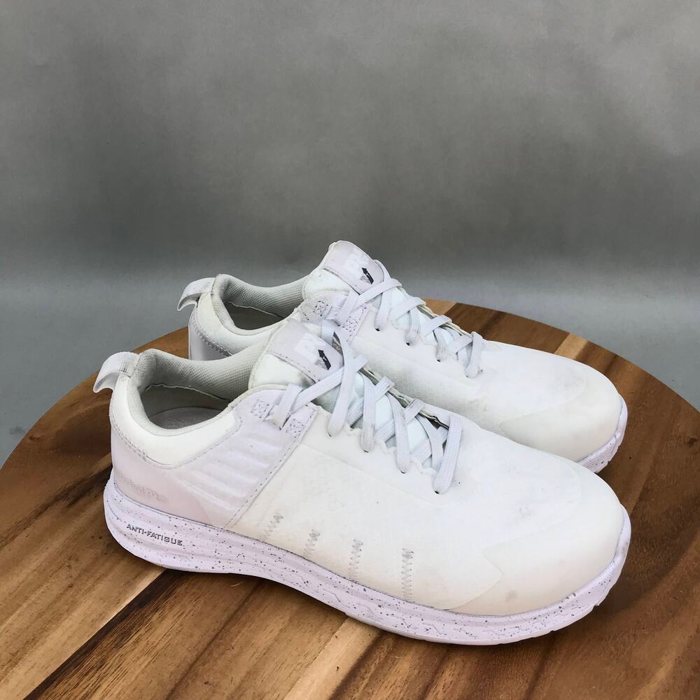 Timberland PRO Overdrive Comp Toe Work Shoes Womens 6.5 White Mesh Lace Up - Picture 1 of 7